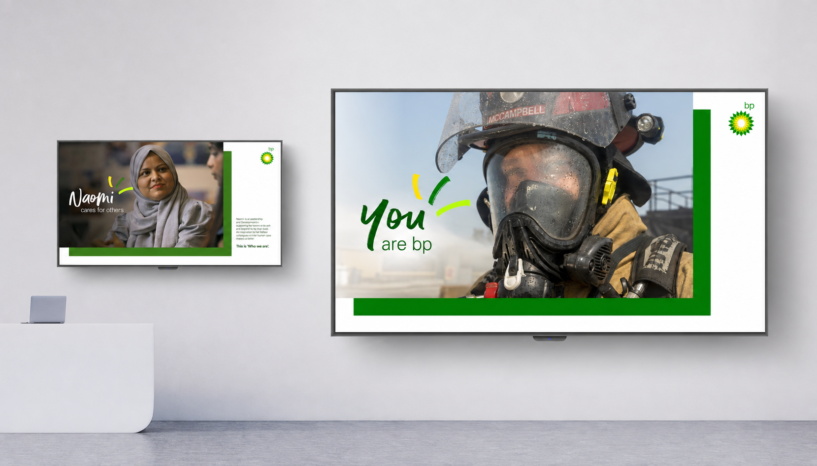 bp visual identity and brand applications