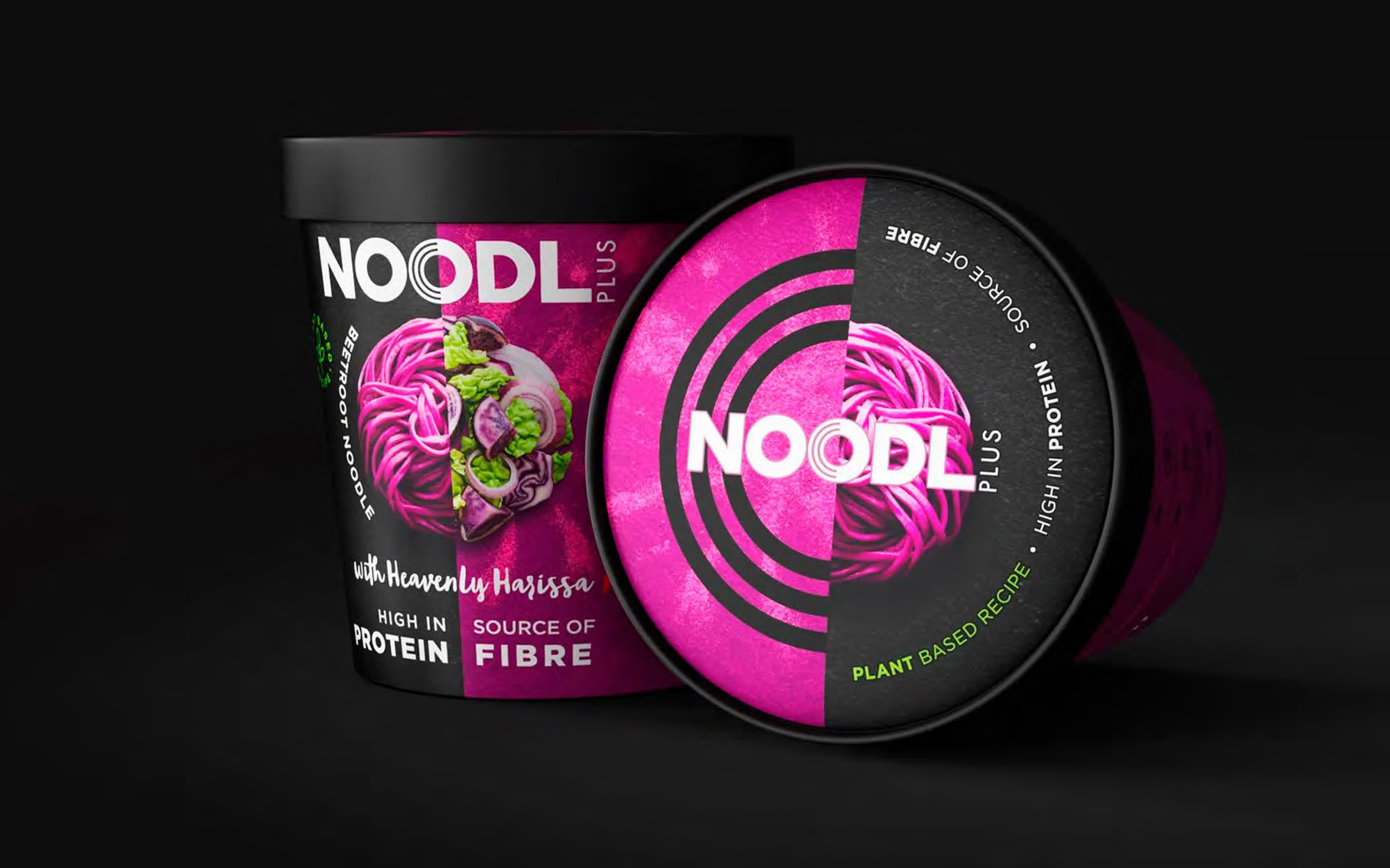 NOODL beetroot noodle packaging