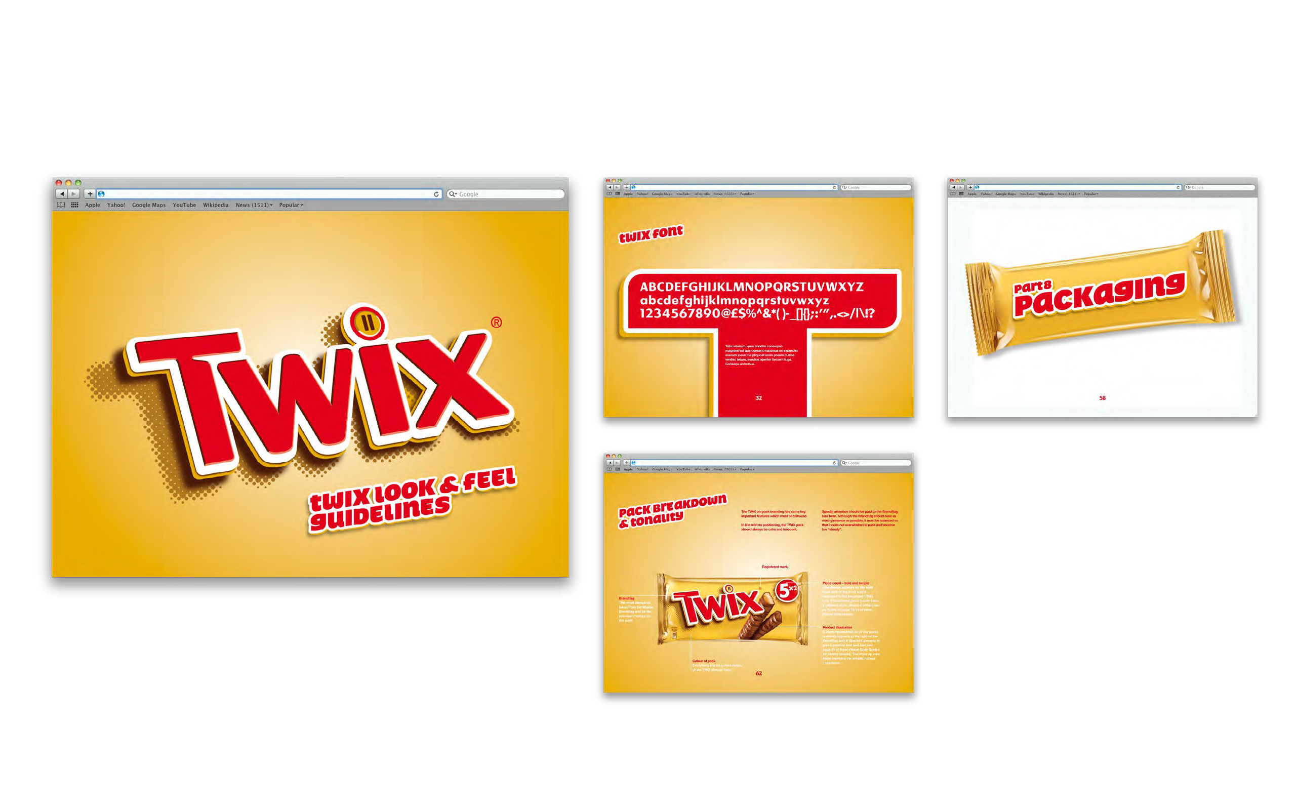 Twix look and feel and packaging guidelines